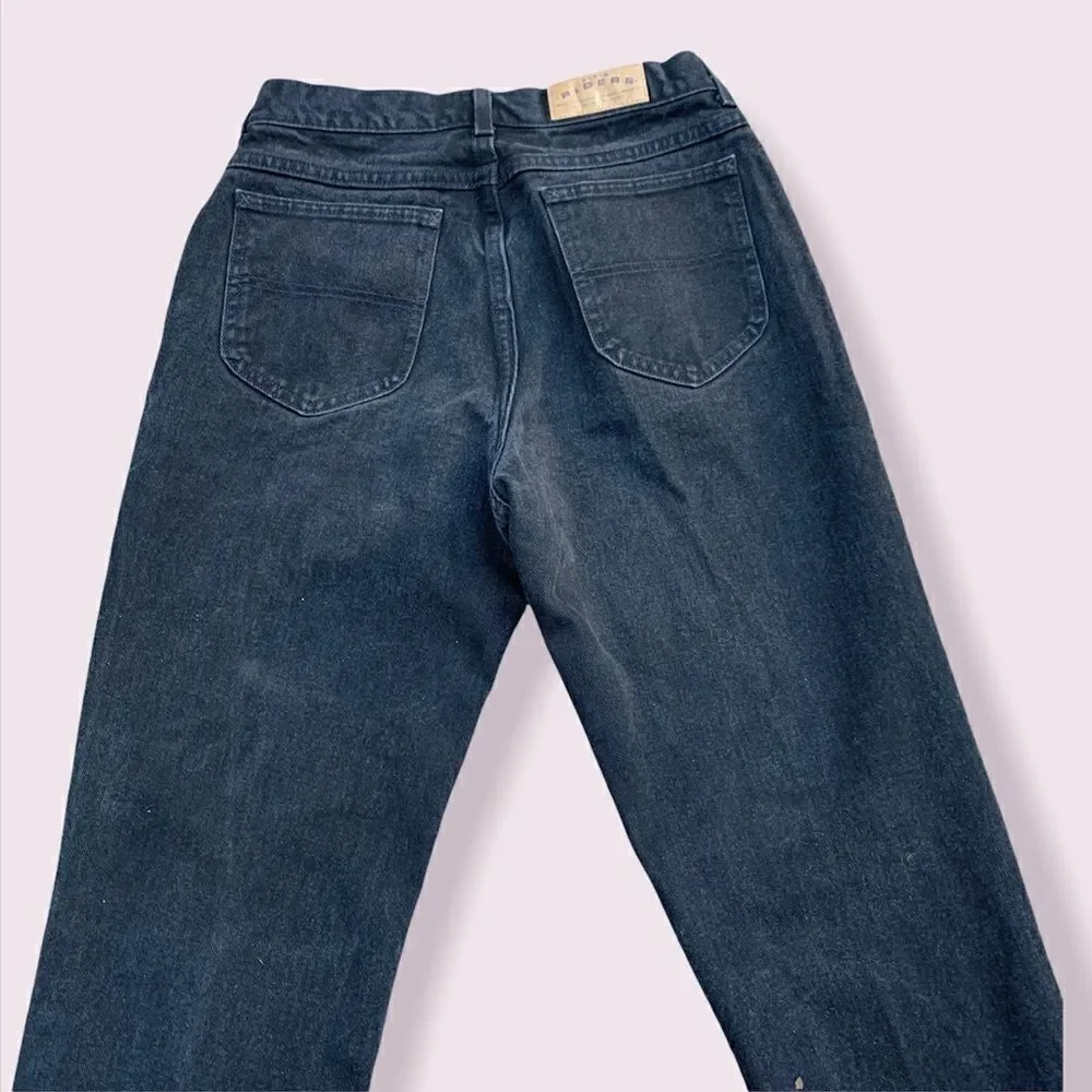 Vintage Riders black high waist mom jeans